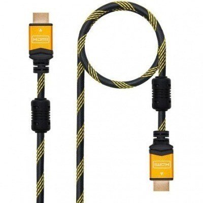 Cable HDMI Nanocable 10.15.1602/ HDMI Macho - HDMI Macho/ 1.5m/ Negro/ Azul