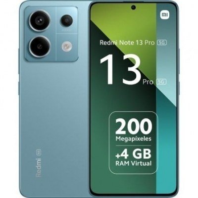 Smartphone Xiaomi Redmi Note 13 Pro NFC 8GB/ 256GB/ 6.67/ 5G/ Verde Azulado