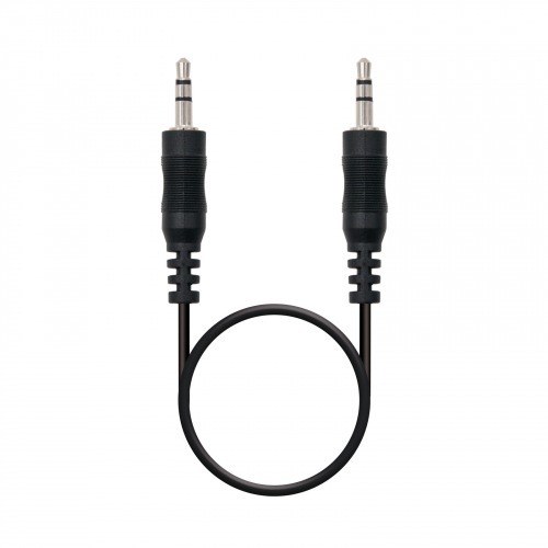 Nanocable Cable audio estéreo, Jack 3.5/M-Jack 3.5/M, negro, 15m