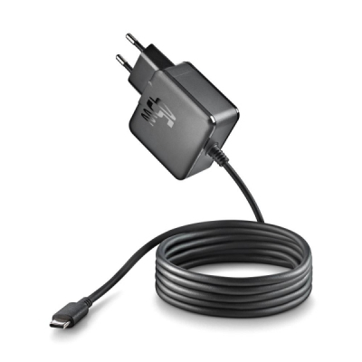 NGS GAN 45W‑C Cargador de Pared GaN 45W - USB‑C - PD3.0 PPS - Carga Inteligente para Portatil/Tablet/Smartphone - Proteccion contra Sobrecarga y Cortocircuitos - Cable 1.5m - Color Negro