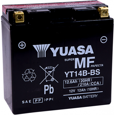 Baterías sin mantenimiento AGM YUASA YT14B-BS(CP)