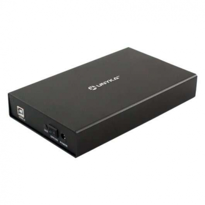 Unykach LOK 0.2 Caja Externa 3,5 USB 2.0 - Interruptor On/Off - Fabricada en Aluminio - Color Negro