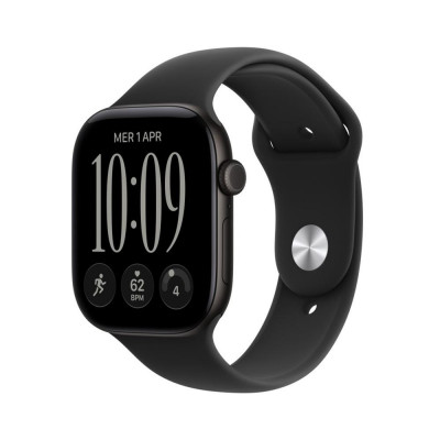 Smartwatch apple watch s12 gps + cell 46mm black sport band - s - m