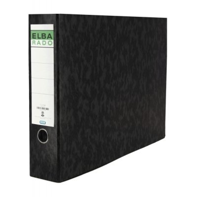 Elba Archivador Palanca Carton Compacto A3 Apaisado - Resistente y Duradero - Tamaño A3 Apaisado - Ideal para Organizar Documentos