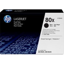 TONER HP 80X NEGRO DUAL PACK CF280XD