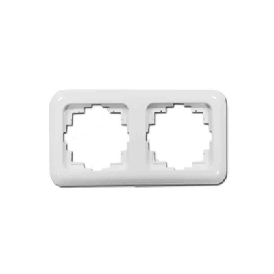 Marco 2 elementos empotrar serie term blanco 80x150mm (bolsa blister)