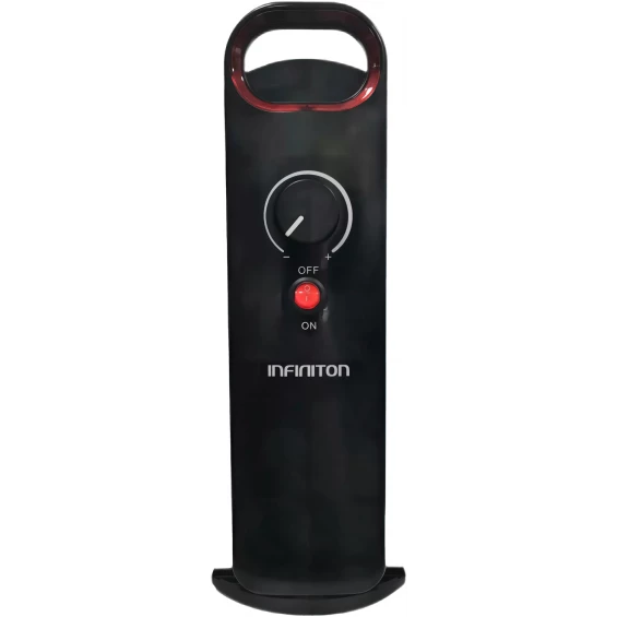 Radiador de aceite mini Infiniton HORM-N10, 900 W, 1 potencia, termostato regulable, negro - imagen 3