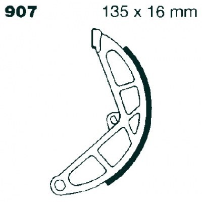 Zapatas de freno estándar EBC V907