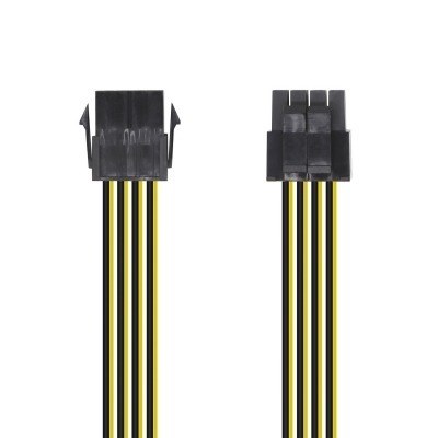 AISENS - CABLE ALIMENTACIÓN, 8PIN/H-4+4PIN/M, 30CM