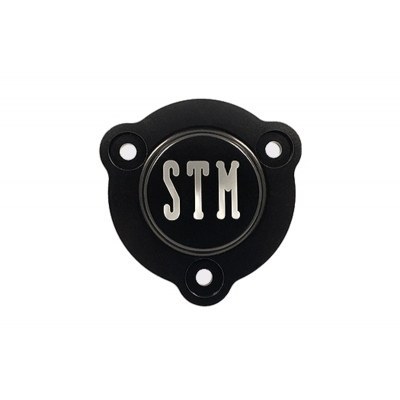 Tapa del empujador de muelles STM - Ducati V4 Negro SDU-N720