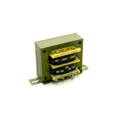 Transformador Alimentación Abierto 9V+9Vac 2Amp Entrada 230Vac