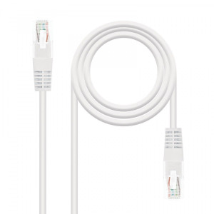 Nanocable CABLE RED RJ45 CAT.5E UTP AWG24, 0.5 M