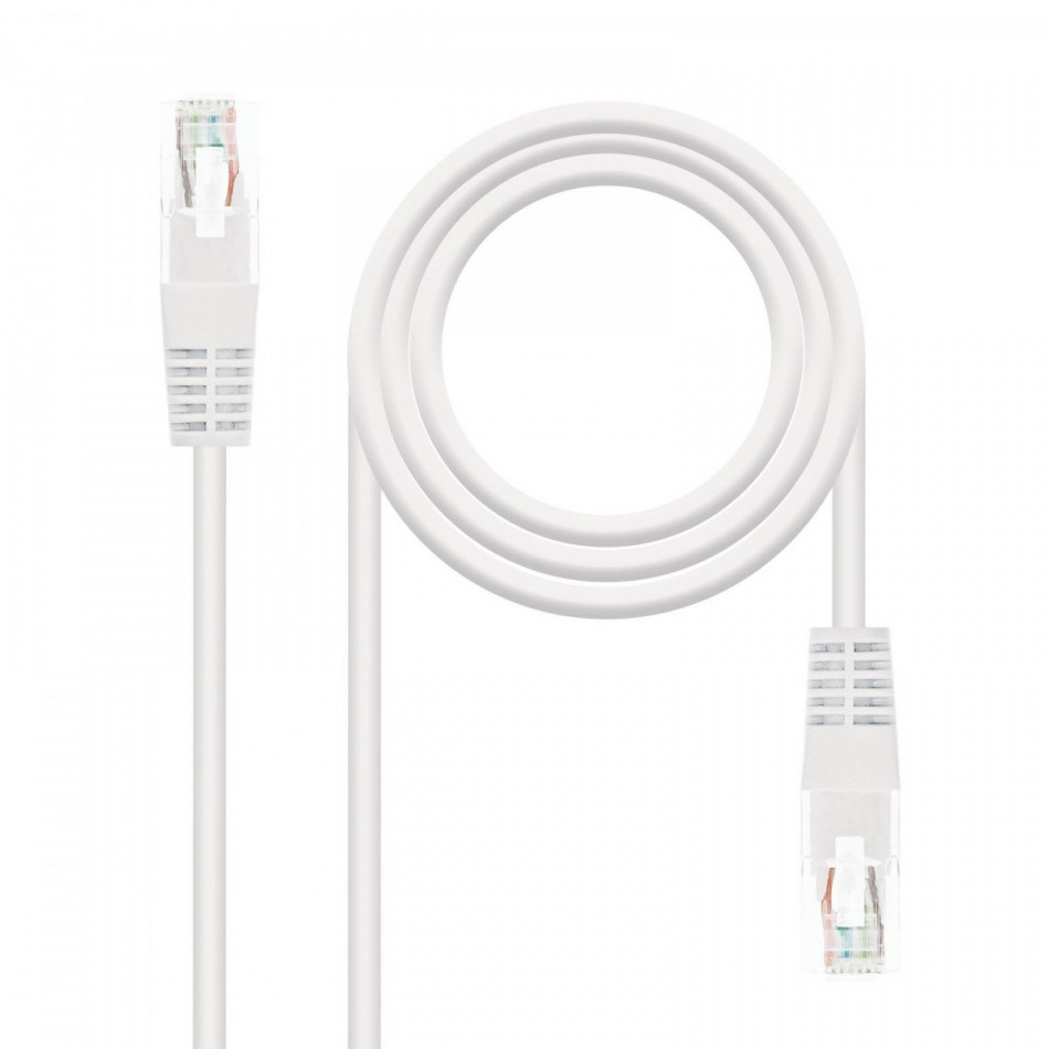 Nanocable - CABLE RED LATIGUILLO CAT.5E UTP AWG24 BLANCO 2 M