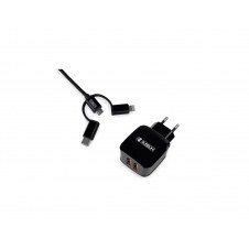 SUBBLIM SUB-CHG-1ZWC02 cargador de dispositivo móvil Negro Interior
