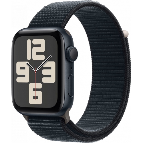 Apple Watch SE 3rd/ Gps/ 44mm/ Caja de Aluminio Medianoche/ Correa Deportiva Loop Medianoche