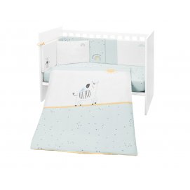 KIKKA BOO Juego de cama 6 piezas 60/120 Stripy Friends