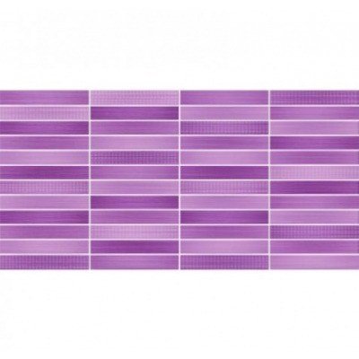 AZULEJO PASTA BLANCA 25 X 50 CM. CHAMAREL DECO MALVA