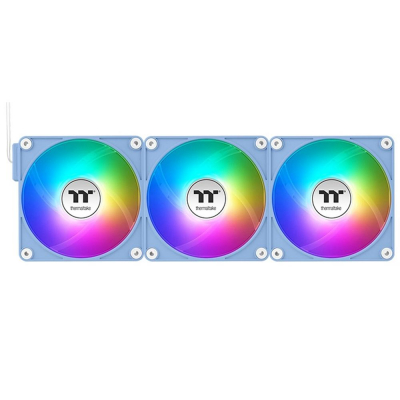 Ventilador caja inv magnetico thermaltake ct120 ex argb 3x 120mm azul hydrangea