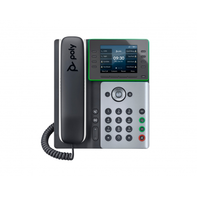 Teléfono IP Edge E320 y habilitado para alimentación a través de Ethernet (PoE)
