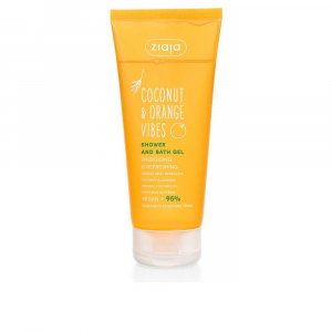 COCONUT & ORANGE VIBES gel de ducha y baño energizante y refrescante 200 ml