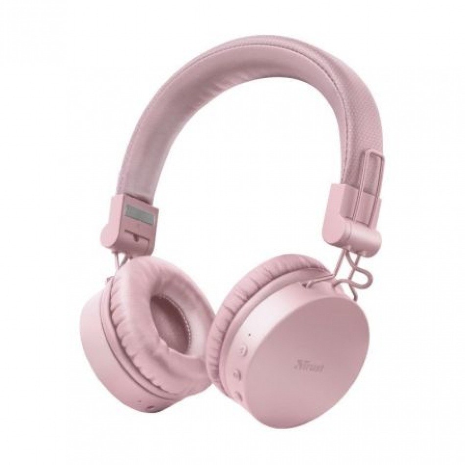 Auriculares Inalámbricos Trust Tones 23910/ con Micrófono/ Bluetooth/ Rosas