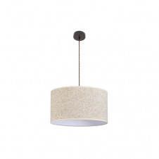 Colgante Happy 3xe27 Marron/beis Regx50x50 Cm Sin Difusor