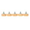 Percha infantil de montañas con 5 pomos madera/eucalipto · Monty H140-M9757