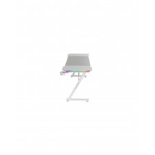 Mars Gaming MGD-X140RGB, Mesa Gaming Ergonómica, Iluminación ARGB con Mando, Fibra de Carbono, Alfombrilla XXL, Soporte Auriculares y Bebida, Gesti