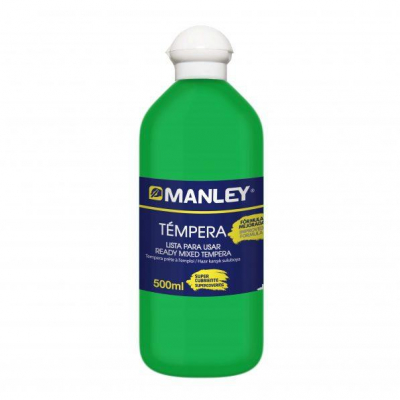 BOTE 500ML TEMPERA LIQUIDA MANLEY VERDE MNP18658