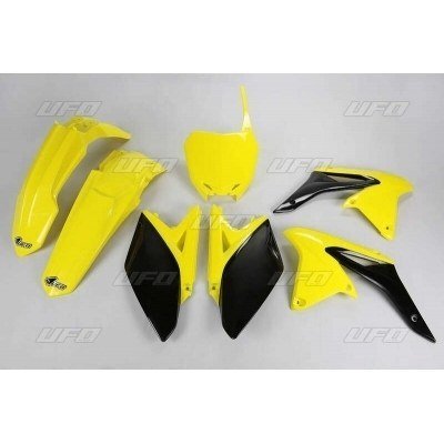 UFO Plastic Kit OEM Color Yellow/Black Suzuki RM-Z250 SUKIT411@999