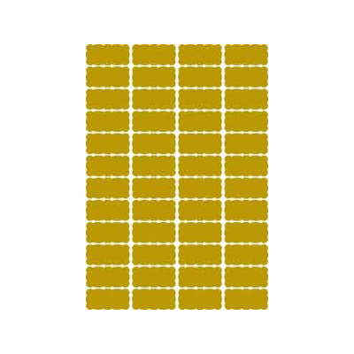 TICO ETIQUET.PAPEL SATINADO ORO GL4-4521