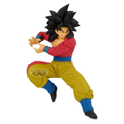 Figura banpresto dragon ball gt match makers super saiyan 4 son goku (vs super baby 2) 16cm
