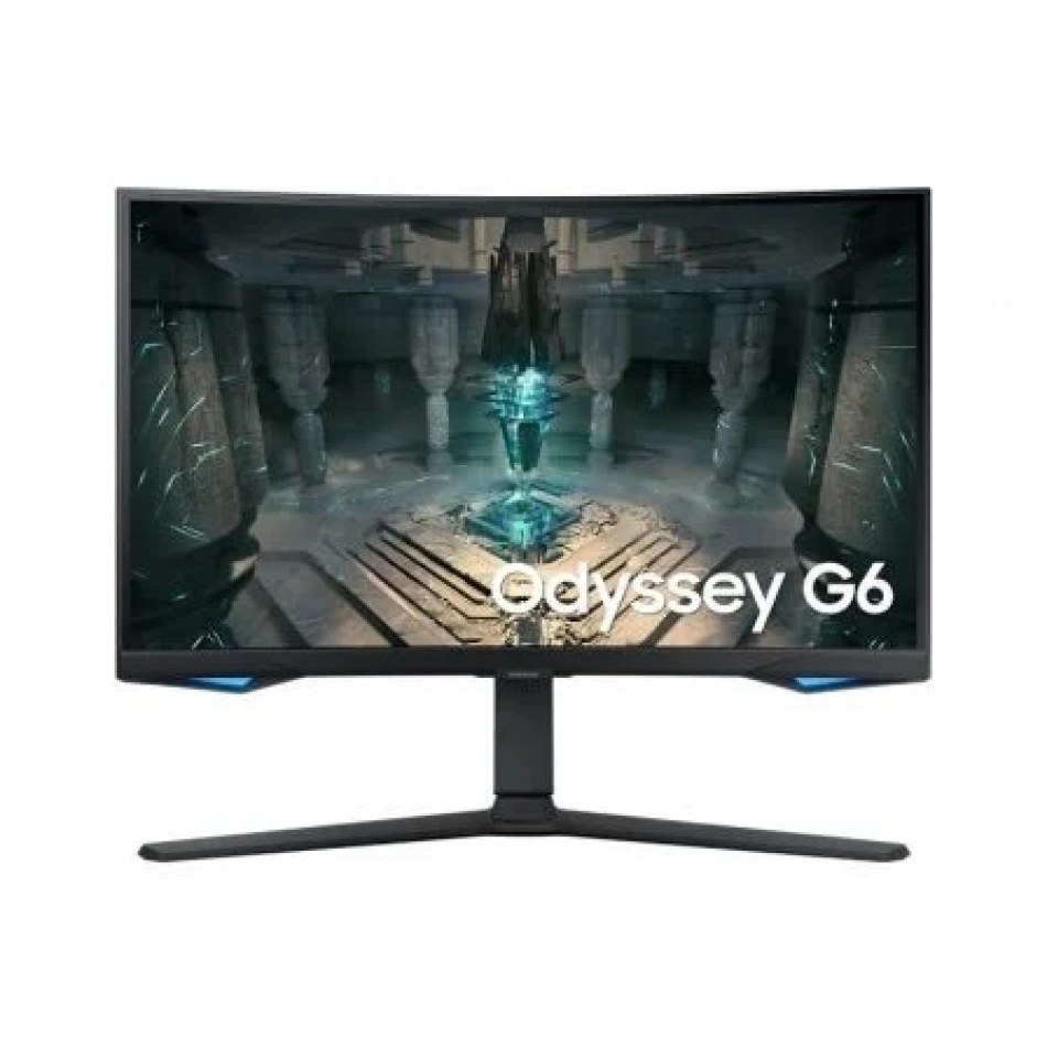 Monitor Inteligente Gaming Curvo Samsung Odyssey G6 S27BG650EU 27/ QHD/ 1ms/ 240Hz/ VA/ Multimedia/ Negro