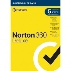 Antivirus norton 360 deluxe 50gb español 1 usuario 5 dispositivos 1 año esd electronica drmkey gum