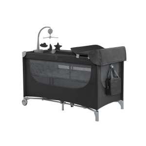 Cuna 2 niveles Nighty Night Negra 2026