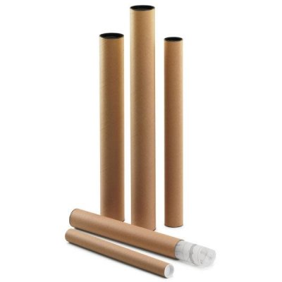 FAIBO Tubo carton con tapa plastico 460x60mm