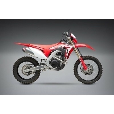 Linea completa escape Yoshimura RS-4, acero inoxidable, Silencioso de aluminio, tapa de carbono, Honda CRF450X 224500D320