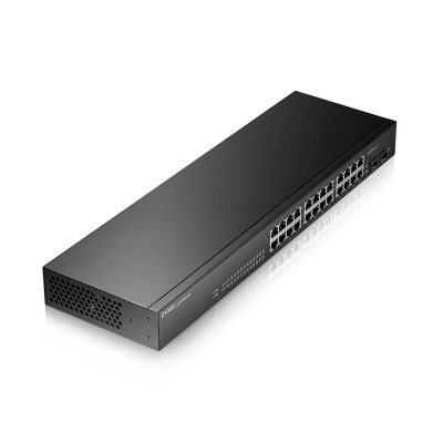 GS-1900-24 v2 Gestionado L2 Gigabit Ethernet (10/100/1000) 1U Negro