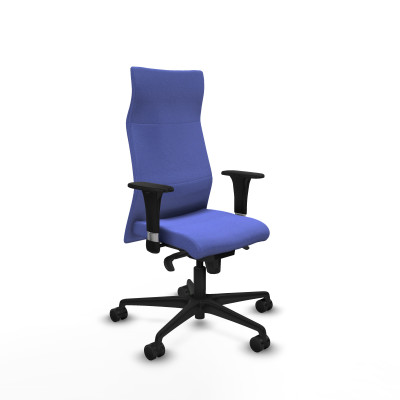 Albacete XL sincro bali azul claro brazos 1D base nailon ruedas 65 mm nailon