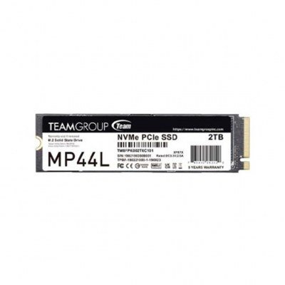 Disco duro m2 ssd 2tb pcie4 teamgroup mp44l 2280 - con disipador - l: 4800mb - s e:4400mb - s