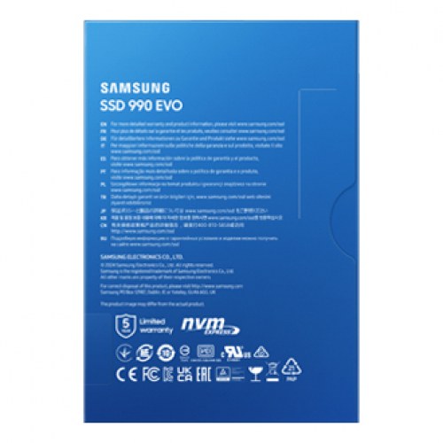 SSD Samsung 990 Evo 1TB PCIe 4.0x4 5.0x2 NVMe 2.0