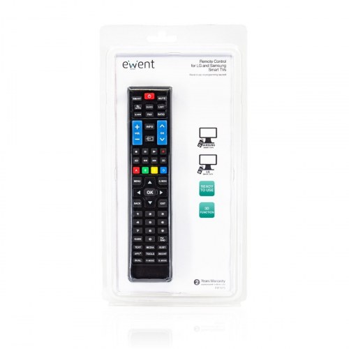 Ewent EW1575 Mando a distancia para televisores inteligentes LG y Samsung