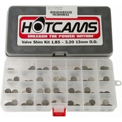 Pastillas de reglaje HOT CAMS Ø13,00mm de 1,85 a 3.20mm - Juego de 3 HCSHIM32