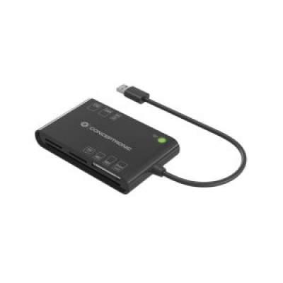 Card reader externo concentronic bian010b usb - c y usb - a sd - sdhc - sdxc - micro sd - mmc -ms - cf - xd