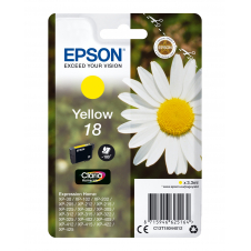 Cartucho Epson Daisy Cartucho 18 amarillo etiqueta RF C13T18044022