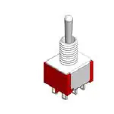 Pulsador de Palanca (ON)-OFF-(ON) 2Ctos 2A/250Vac