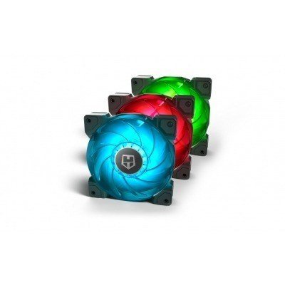 Ventilador caja nox hummer h - sync rgb 120mm pack 3