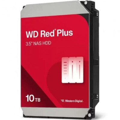 Disco Duro Western Digital WD Red Plus NAS 10TB/ 3.5/ SATA III/ 512MB