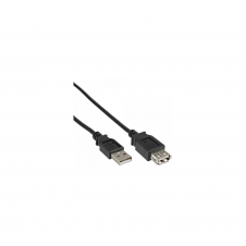 DELOCK cable USB A Macho/Hembra 0,5 m Negro