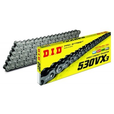 Cadena D.I.D 530VX3 X-Ring - Paso 530 4525516394147